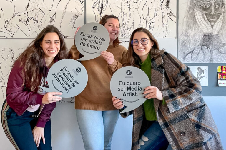 Estudantes de Multimédia e Artes