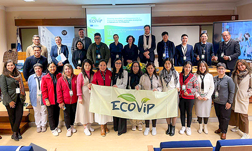 Participantes do projeto ECOVIP em Portugal