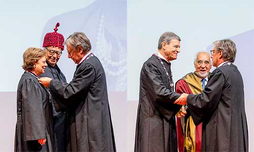 Maria Lúcia Amaral e Luís Portela são os novos doutores Honoris Causa